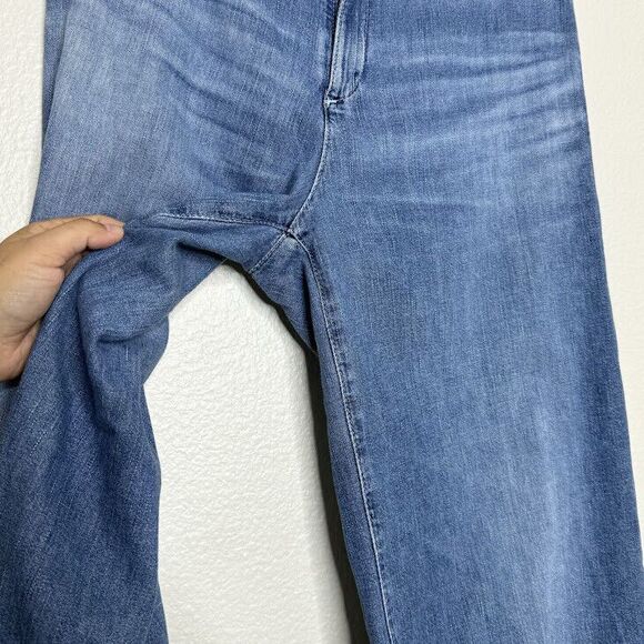 AG Adriano Goldschmied Jeans Size 28 Wide Leg Crop The Bobbie 100% Cotton Denim - Picture 7 of 12